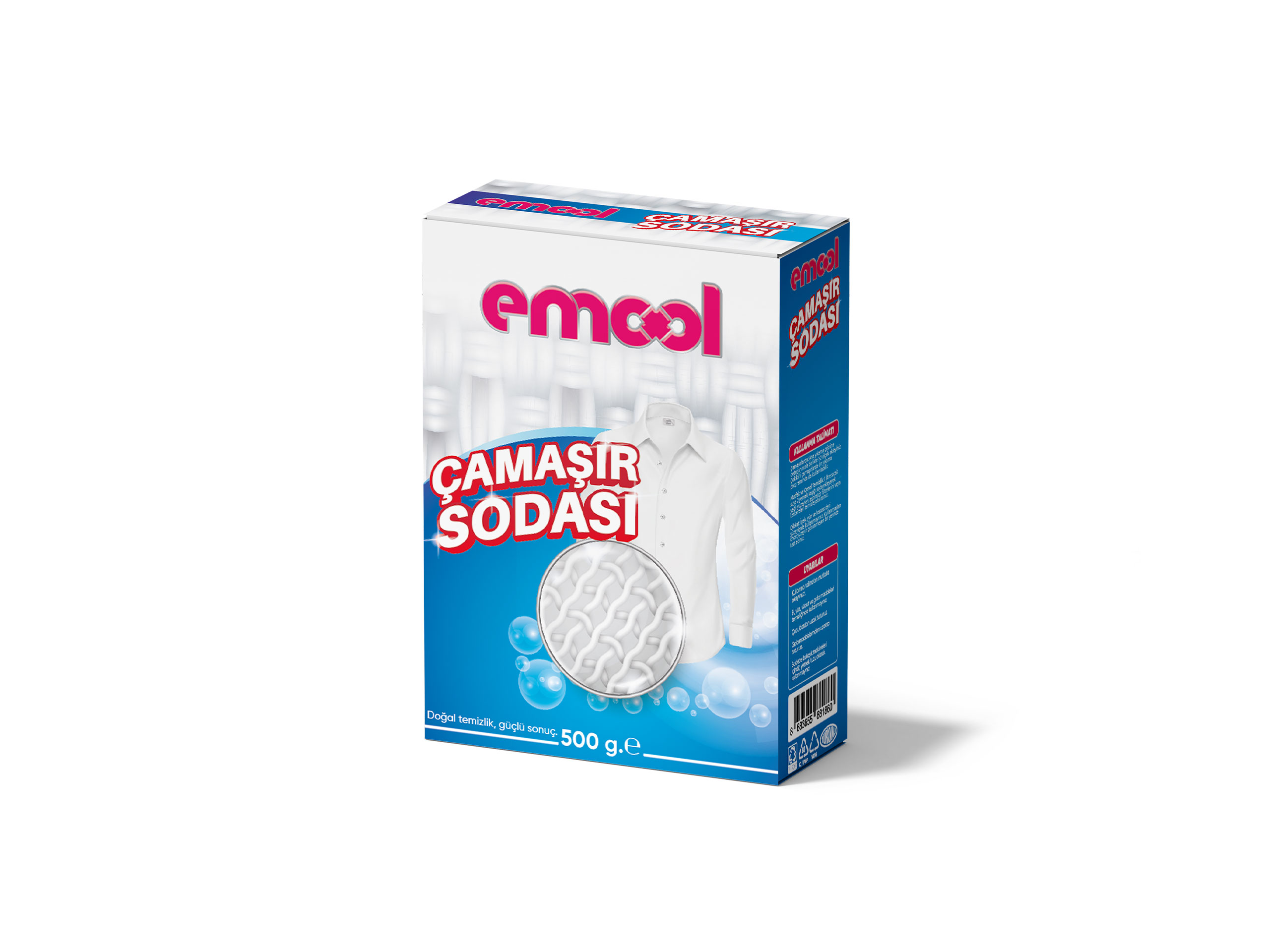 Emool Çamaşır Sodası 500 gr | Emool Deterjan | Çamaşır Suyu, Yüzey Temizleyici, Gider Açıcı ve Hijyen Ürünleri Üreticisi | Yerli Temizlik ve Hijyen Ürünleri Üreticisi